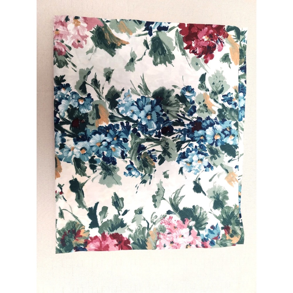 Vtg Springs QUEEN  Floral Pillowcase/Pillow Sham  (1)   USA Cotton/Polyester